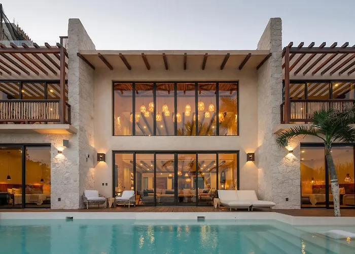 Tulumar Beachfront Luxury Villa- Full Service Tulum
