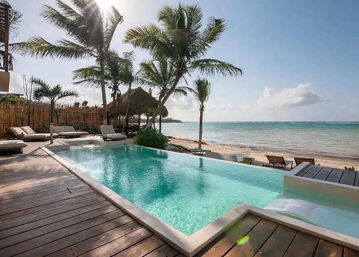 Tulumar Beachfront Luxury Villa- Full Service * Tulum