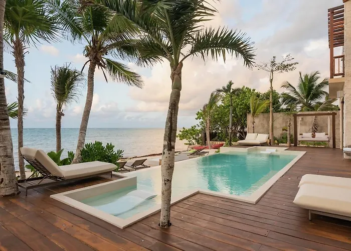 Tulumar Beachfront Luxury Villa- Full Service *