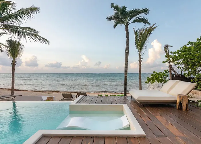 Tulumar Beachfront Luxury Villa- Full Service Villa Tulum