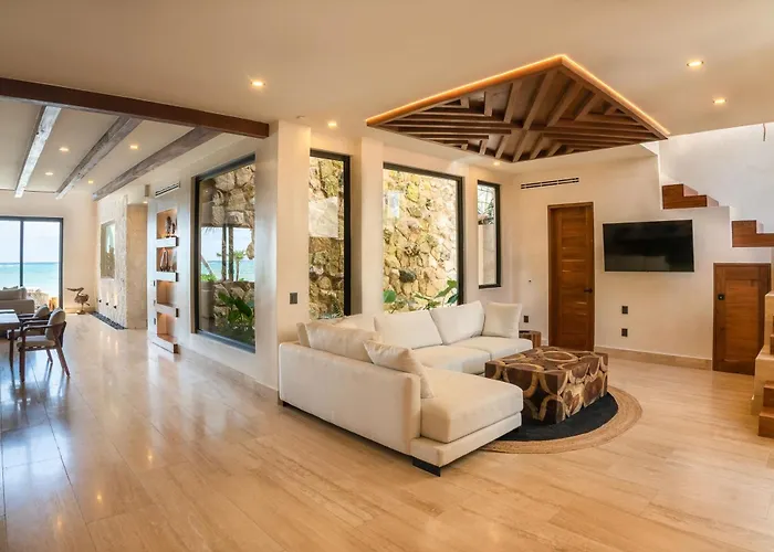 Tulumar Beachfront Luxury Villa- Full Service *